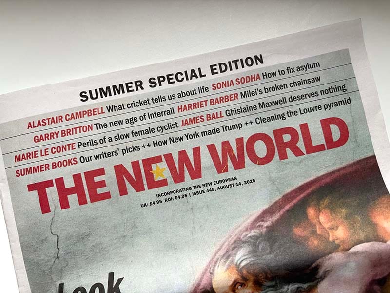The New World print and digital design